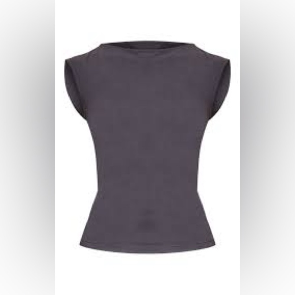 Charcoal NWT Brown Top Sz 14